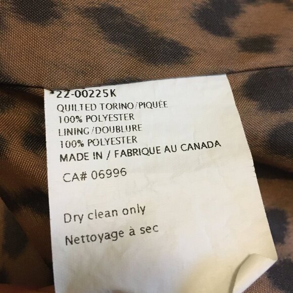 Vintage Honey Dijon Quilted Coat Made in Canada - Picture 9 of 16